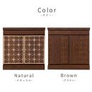 組子風仏壇チェスト&nbsp;幅55cm【カラー：ブラウン】