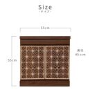 組子風仏壇チェスト&nbsp;幅55cm【カラー：ナチュラル】