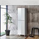 シューズボックス&nbsp;&nbsp;【リアル&nbsp;50&nbsp;HI&nbsp;姿見】&nbsp;ホワイト&nbsp;つや有