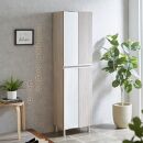 シューズボックス&nbsp;&nbsp;【リアル&nbsp;50&nbsp;HI&nbsp;姿見】&nbsp;ヒッコリーホワイト