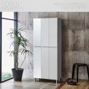 シューズボックス&nbsp;&nbsp;【リアル75HI板&nbsp;左姿見】&nbsp;ホワイト&nbsp;つや有