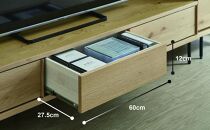 天然木リビング家具アーテル(ローボード&nbsp;テレビ台・TVボード)210cm【2色】