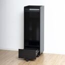 ゲーム機ラック&nbsp;キャスター付き&nbsp;ブラック&nbsp;AKU104476302