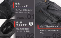 【デグナー】メンズカップ付レザーパンツ [DP-28] ブラック 〈XLサイズ〉［ 京都 八王子 バイクギア ブランド 大好評 レザー パンツ 人気 おすすめ 牛革 革 ツーリング ライダー バイカー バイク パーツ 通販 送料無料 ふるさと納税 ］