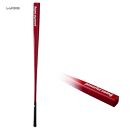 【レッド】パワフルスイングSQ（スクエア）グリップ付バット型 ドライバー アイアン スウィング ウォーミングアップ ウォームアップ ゴルフ スイング練習器具 バット ロンウッド ライト LITE M-633