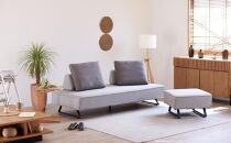 【本体取替カバー(同色)セット】&nbsp;リバティ2&nbsp;ソファ&nbsp;200cm&nbsp;3人掛け&nbsp;ライトグレー【モーブル】【大川家具】