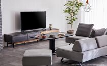 【本体取替カバー(同色)セット】&nbsp;リバティ2&nbsp;ソファ&nbsp;200cm&nbsp;3人掛け&nbsp;ライトグレー【モーブル】【大川家具】