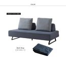 【本体取替カバー(同色)セット】&nbsp;リバティ2&nbsp;ソファ&nbsp;180cm&nbsp;3人掛け&nbsp;ダークグレー【モーブル】【大川家具】