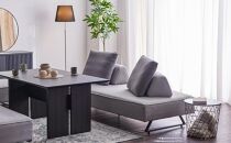 【本体取替カバー(同色)セット】&nbsp;リバティ2&nbsp;ソファ&nbsp;180cm&nbsp;3人掛け&nbsp;ライトグレー【モーブル】【大川家具】