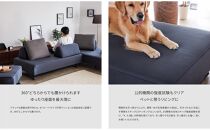 【本体取替カバー(同色)セット】&nbsp;リバティ2&nbsp;ソファ&nbsp;160cm&nbsp;3人掛け&nbsp;ダークグレー【モーブル】【大川家具】