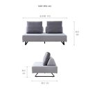 【本体取替カバー(同色)セット】&nbsp;リバティ2&nbsp;ソファ&nbsp;160cm&nbsp;3人掛け&nbsp;ライトグレー【モーブル】【大川家具】