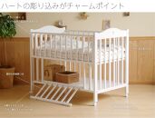 ベビーベッド「プロヴァンス（WH）ホワイト」