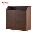 it&nbsp;イット&nbsp;80cm&nbsp;サイドボード&nbsp;＜ブラウン＞&nbsp;【モーブル】【大川家具】