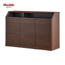 it&nbsp;イット&nbsp;120cm&nbsp;サイドボード&nbsp;＜ブラウン＞&nbsp;【モーブル】【大川家具】