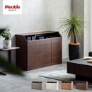 it&nbsp;イット&nbsp;120cm&nbsp;サイドボード&nbsp;＜グレー＞&nbsp;【モーブル】【大川家具】