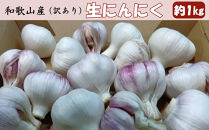 和歌山県産&nbsp;生にんにく&nbsp;約1kg&nbsp;ご家庭用&nbsp;&nbsp;★2027年4月下旬より順次発送［TM202］