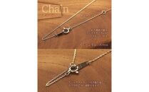 【心葉/京都kokoroba&nbsp;kyoto】K10&nbsp;天然ダイヤモンド×リボンモチーフネックレス「イエローゴールド」