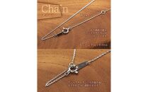 【心葉/京都kokoroba&nbsp;kyoto】K10&nbsp;天然ダイヤモンド×リボンモチーフネックレス「ホワイトゴールド」