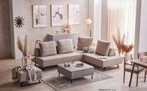 【本体取替カバー(同色)セット】&nbsp;ミゲル&nbsp;ソファ&nbsp;160cm&nbsp;3人掛け&nbsp;スモークアイボリー【モーブル】【大川家具】