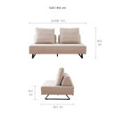 【本体取替カバー(同色)セット】&nbsp;ミゲル&nbsp;ソファ&nbsp;160cm&nbsp;3人掛け&nbsp;スモークアイボリー【モーブル】【大川家具】