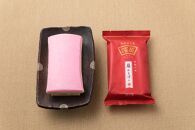 濱辰&nbsp;扇かまぼこ&nbsp;(紅白焼)&nbsp;3枚&nbsp;化粧箱入