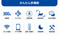 見守りペットカメラ&nbsp;監視・防犯カメラ&nbsp;みてるちゃん&nbsp;WTW-IPW108JC3&nbsp;32GBMicroSD付