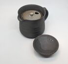 マイカフェポット&nbsp;S&nbsp;焼き締めブラック