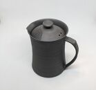 マイカフェポット&nbsp;M&nbsp;焼き締めブラック