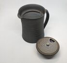 マイカフェポット&nbsp;M&nbsp;焼き締めブラック