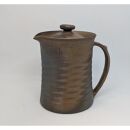 マイカフェポット&nbsp;M&nbsp;焼き締めブラウン