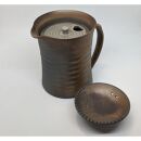 マイカフェポット&nbsp;M&nbsp;焼き締めブラウン