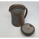 マイカフェポット&nbsp;M&nbsp;焼き締めブラウン