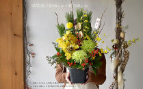 【年内発送】新春&nbsp;お正月&nbsp;フラワーアレンジメント（明虎）【&nbsp;年内配送&nbsp;先行予約&nbsp;年末年始&nbsp;正月&nbsp;送料無料&nbsp;門真市&nbsp;】
