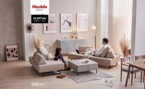 ミゲル&nbsp;ソファ&nbsp;160cm&nbsp;3人掛け&nbsp;スモークアイボリー【モーブル】【大川家具】