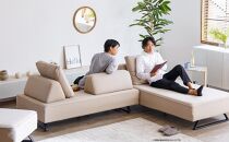 ミゲル&nbsp;ソファ&nbsp;160cm&nbsp;3人掛け&nbsp;スモークアイボリー【モーブル】【大川家具】