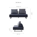 リバティ2&nbsp;ソファ&nbsp;160cm&nbsp;3人掛け&nbsp;ダークグレー【モーブル】【大川家具】