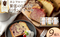 ホシフルーツ&nbsp;果実のしっとりパウンドケーキ&nbsp;9個