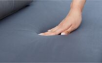 【本体取替カバー(同色)セット】&nbsp;リバティ2&nbsp;スツール&nbsp;65cm&nbsp;ダークグレー【モーブル】【大川家具】