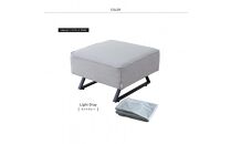 【本体取替カバー(同色)セット】&nbsp;リバティ2&nbsp;スツール&nbsp;65cm&nbsp;ライトグレー【モーブル】【大川家具】