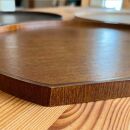 紀州漆器&nbsp;木製&nbsp;半月盆&nbsp;ケヤキ塗り&nbsp;お盆&nbsp;トレイ&nbsp;トレー［YS49］