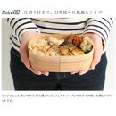 紀州塗り 曲げわっぱ 弁当箱（日田杉使用）被せ蓋［YS62］