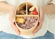 紀州漆器 曲げわっぱ まげわっぱ 弁当箱 白木唐草 赤［YS74］