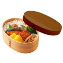 ［マロンブラウン］曲げわっぱ 弁当箱 一段 カラー 紀州漆器 伝統工芸［YS132］