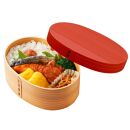 ［チェリーピンク］曲げわっぱ 弁当箱 一段 カラー 紀州漆器 伝統工芸［YS133］