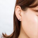 【高島屋選定品】＜京セラ＞クレサンベール＜ブルーサファイア／ダイヤモンド ＞PT900 ピアス カジュアル 9月誕生石［ 京都 宝石 ジュエリー 人気 おすすめ 高級  特別 おしゃれ ファッション ブランド ダイヤ サファイア ］