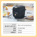 タイガー魔法瓶&nbsp;&nbsp;電気圧力調理鍋　COK-B220KM&nbsp;マットブラック　2.2L＜TIGER&nbsp;COOKPOT＞【&nbsp;大阪府門真市&nbsp;家電&nbsp;電化製品&nbsp;キッチン家電&nbsp;生活家電&nbsp;新生活&nbsp;新生活応援&nbsp;】