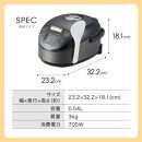 タイガー魔法瓶&nbsp;IHジャー炊飯器&nbsp;JPF-G055WL（ホワイト）3合炊き【&nbsp;大阪府門真市&nbsp;家電&nbsp;電化製品&nbsp;キッチン家電&nbsp;生活家電&nbsp;新生活&nbsp;新生活応援&nbsp;】