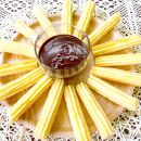 国内製造　星のチュロス(プレーン朝食用25本入り)