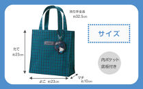 familiar&nbsp;トートバッグS（青系ファミリアチェック）【2026年8月下旬以降順次お届け予定】