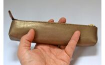 スリムペンケース2個セット（ペン3本収納・色お任せ）【革レザーペンケースふでばこ筆箱収納アソート大阪府門真市】